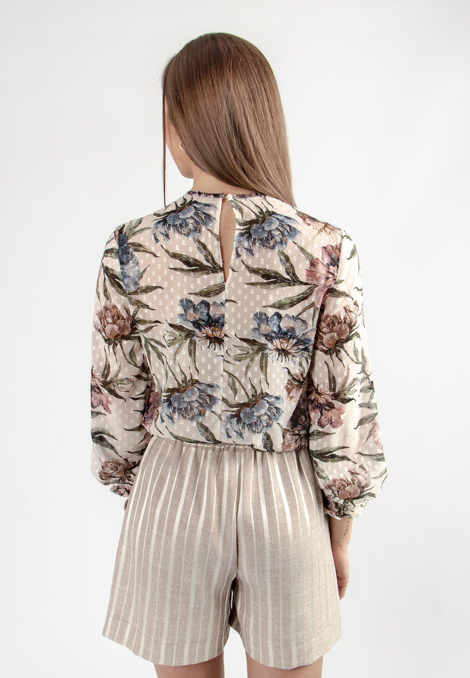 Chemisier femme coupe classique avec imprimé fleuri – Image 4