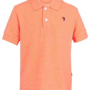 Polo Essentials enfant unisexe orange coupe droite en coton