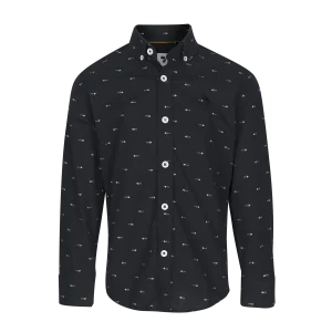 Chemise Garçon Fisherman Black Fish