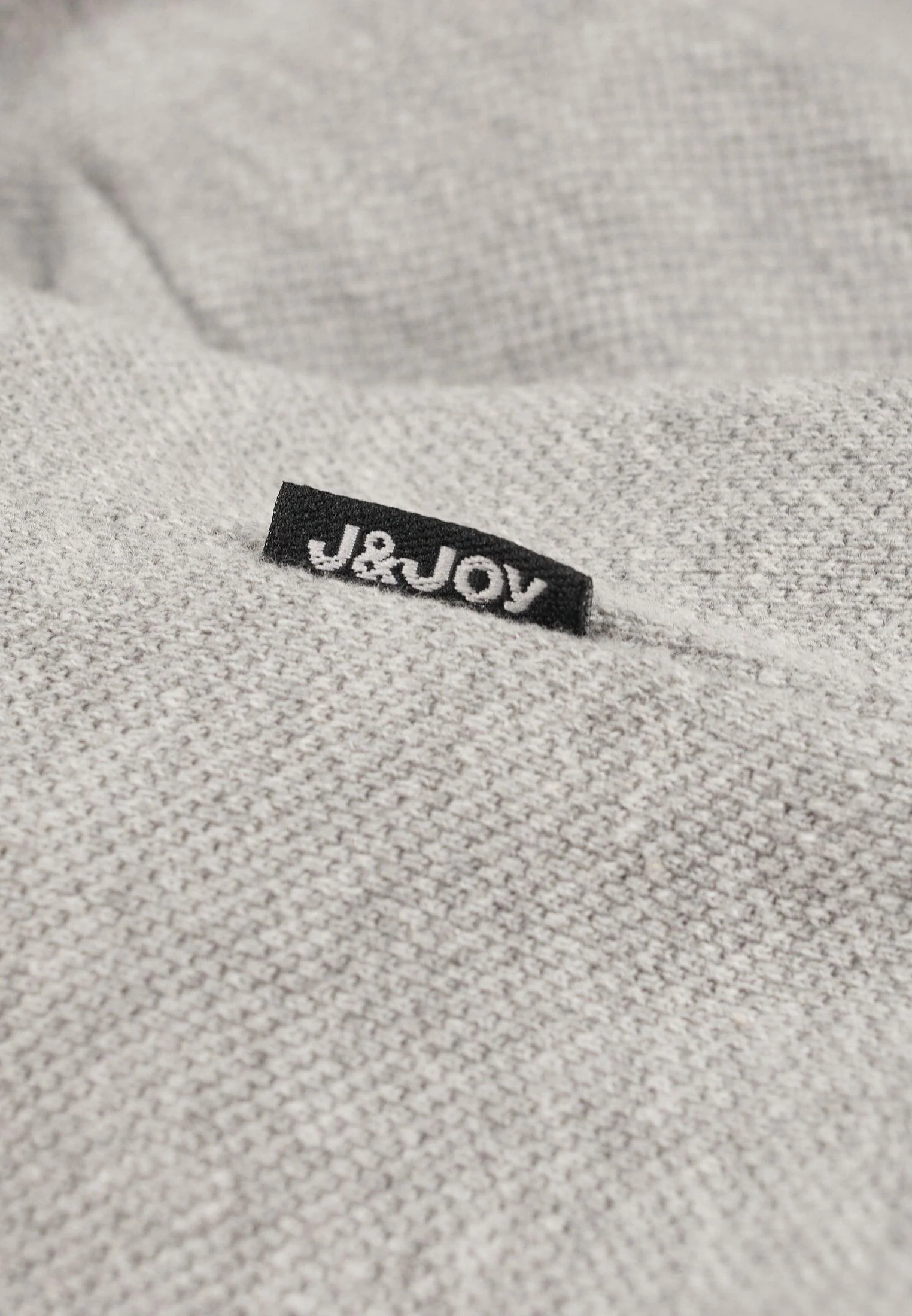 Polo Essentials homme gris clair coupe droite en coton – Image 5