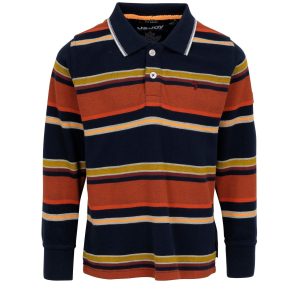 Polo Longues Manches Garçon Ontario Forest Navy