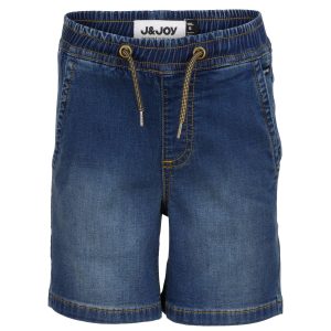 Bermuda garçon confort stretch, coupe droite, taille elastiquée