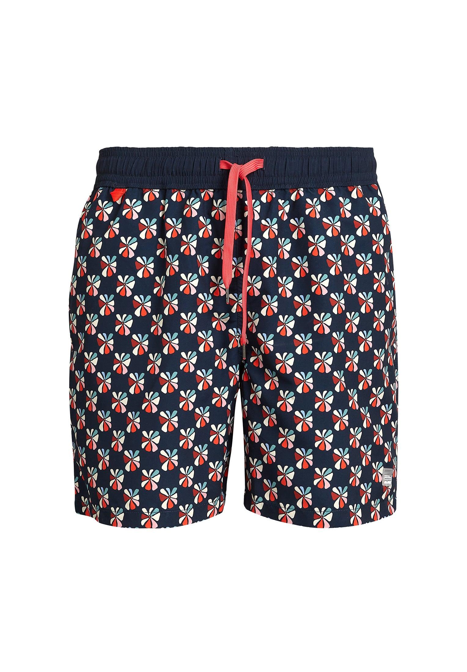 Short de bain homme imprimé abstrait – Image 6