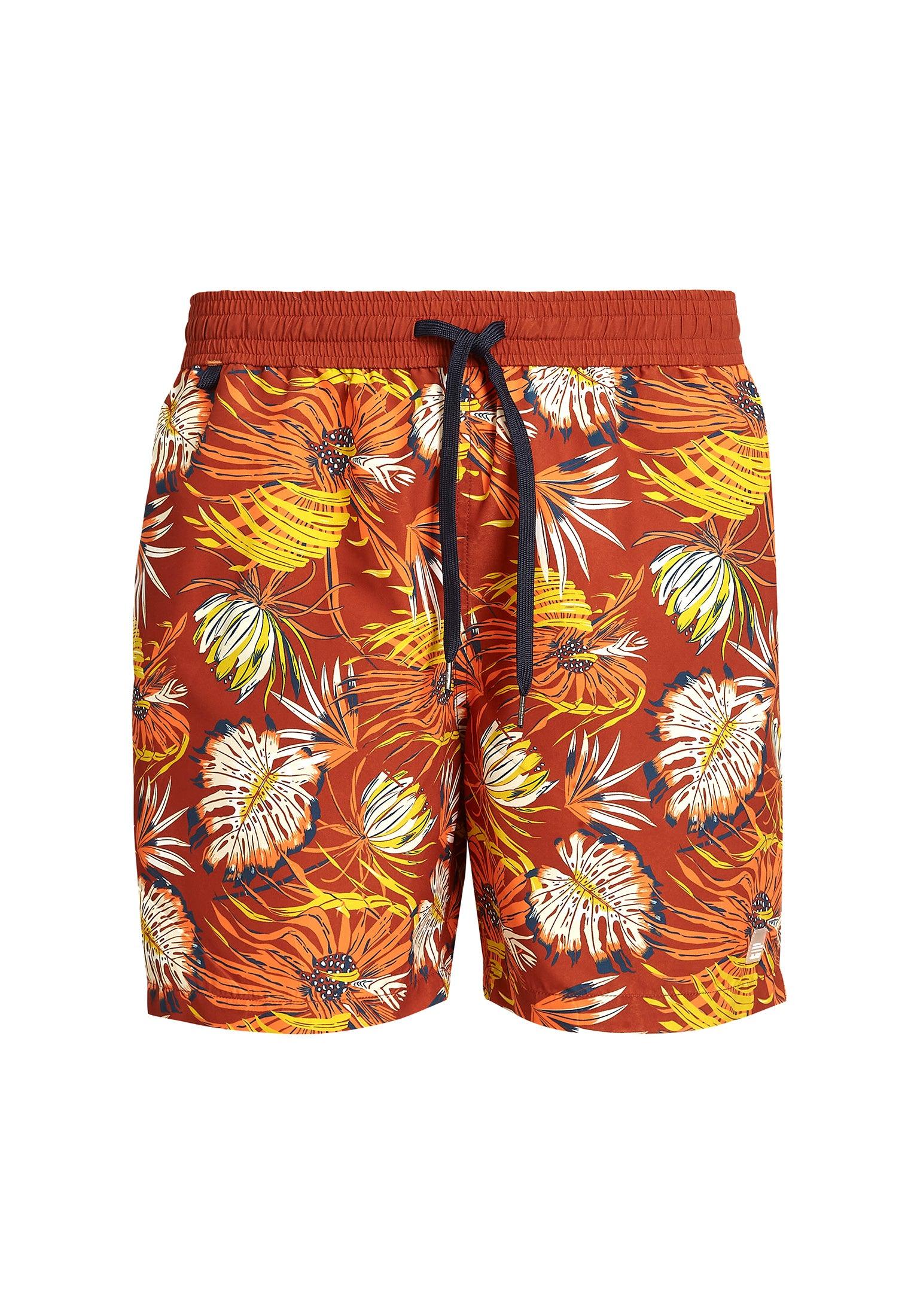 Short de bain homme imprimé végétal – Image 4