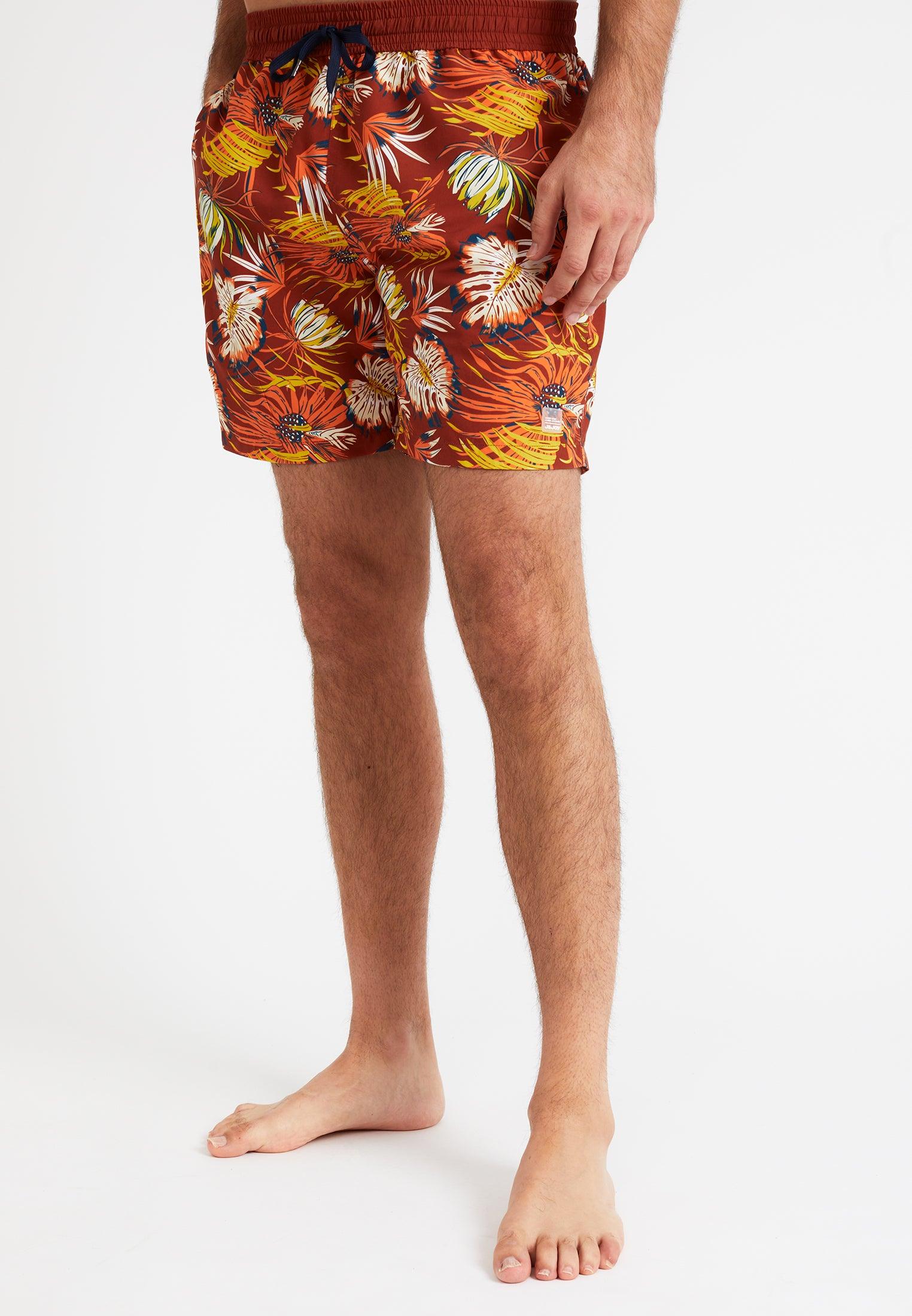 Short de bain homme imprimé végétal – Image 2
