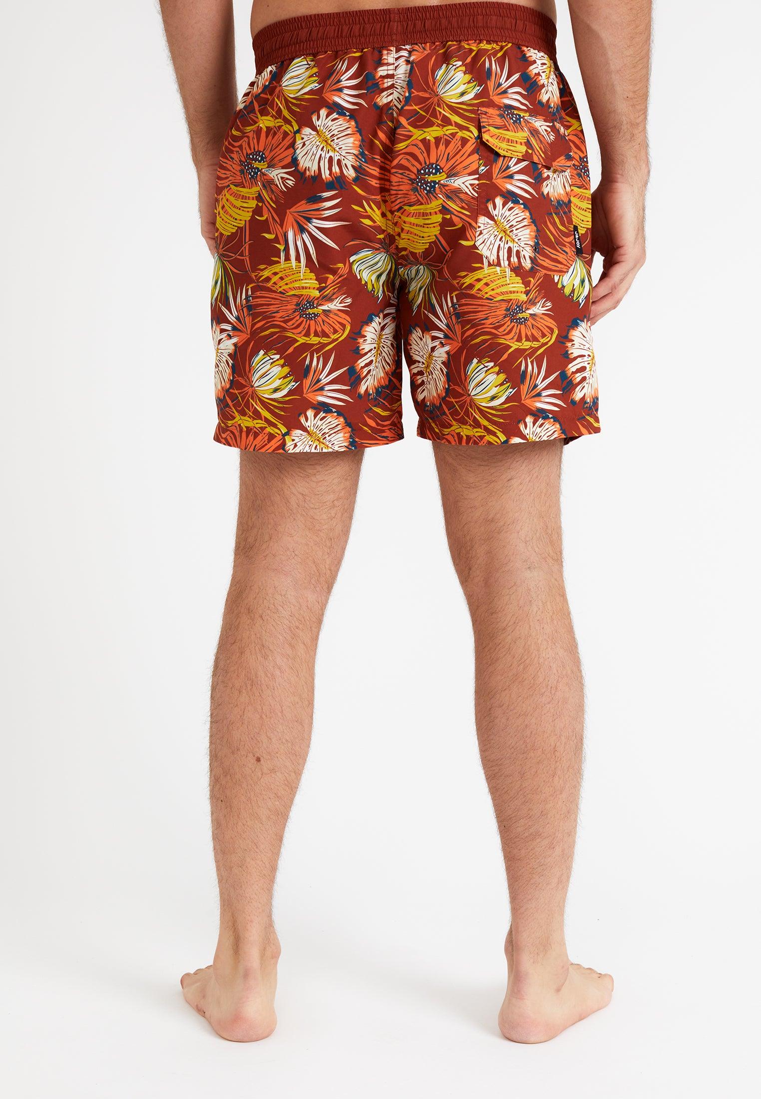 Short de bain homme imprimé végétal – Image 3