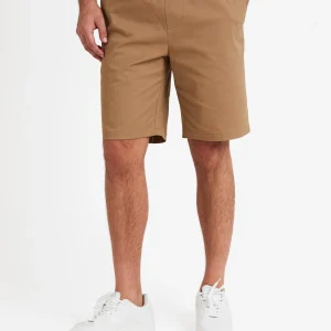 Short chino homme ligné beige