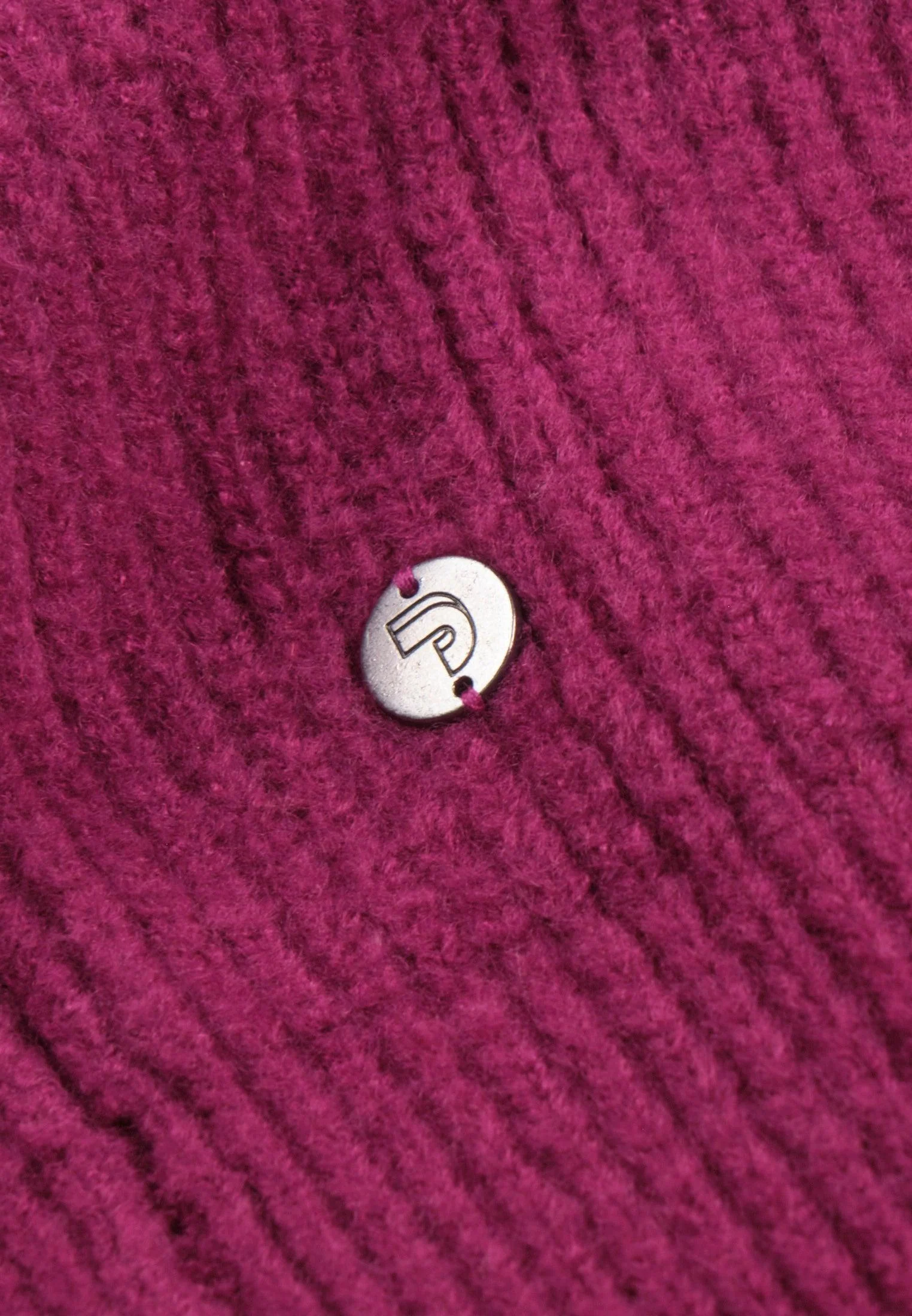 Cardigan femme fuchsia à boutons – Image 6
