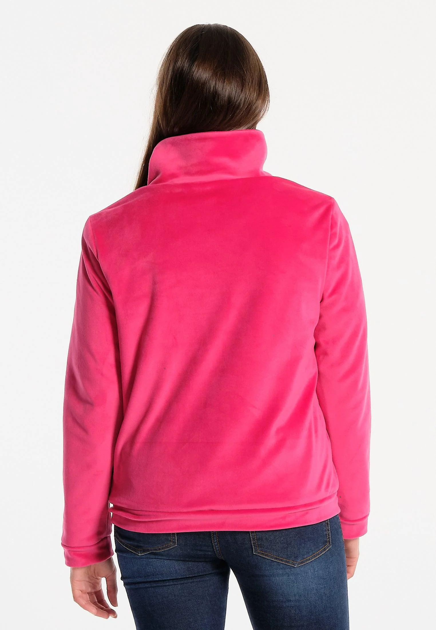 Polar femme fuchsia avec zip – Image 4