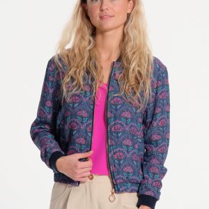 Veste légère imprimé fleurs