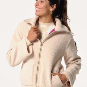 Polar femme beige à tirette