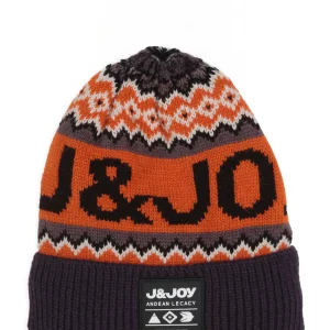 Bonnet homme bleu et logo J&JOY