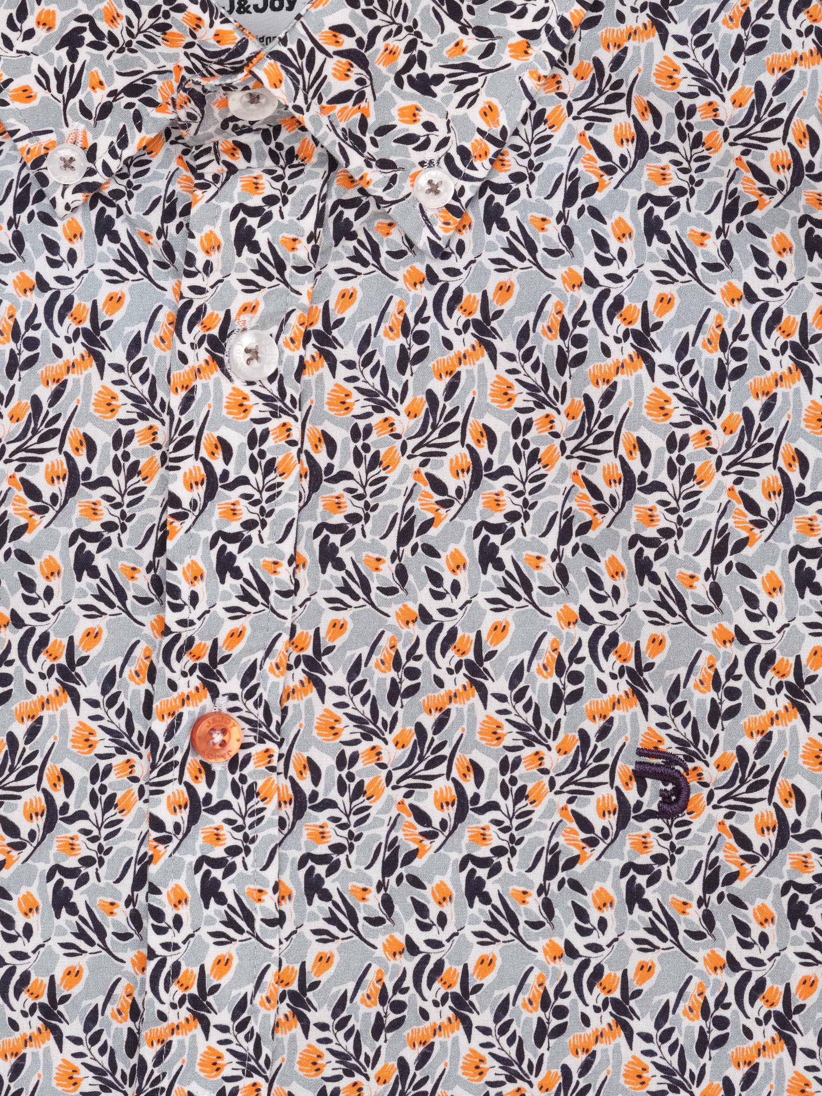 Chemise homme beige avec des fleurs – Image 5