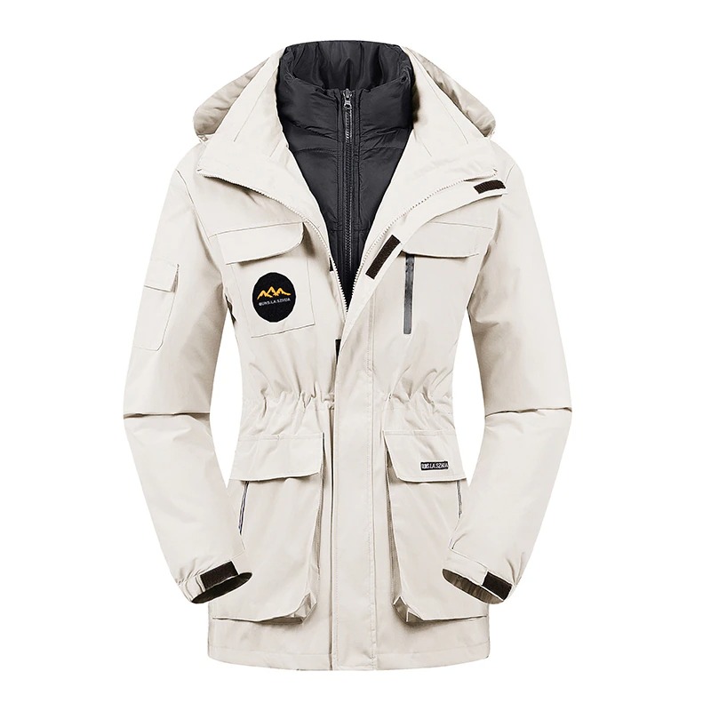 Veste ski femme parka à col zippé – Image 6