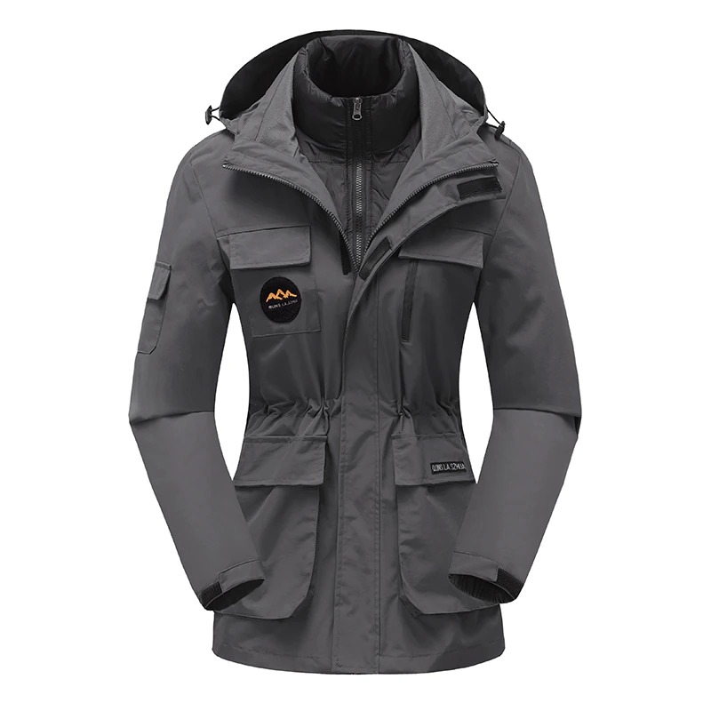 Veste ski femme parka à col zippé – Image 5