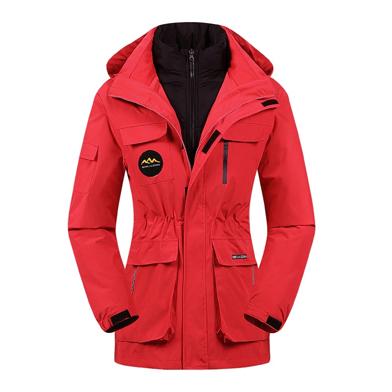 Veste ski femme parka à col zippé – Image 8