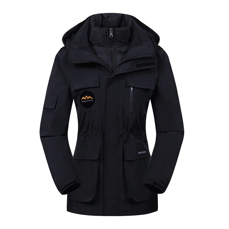 Veste ski femme parka à col zippé – Image 9