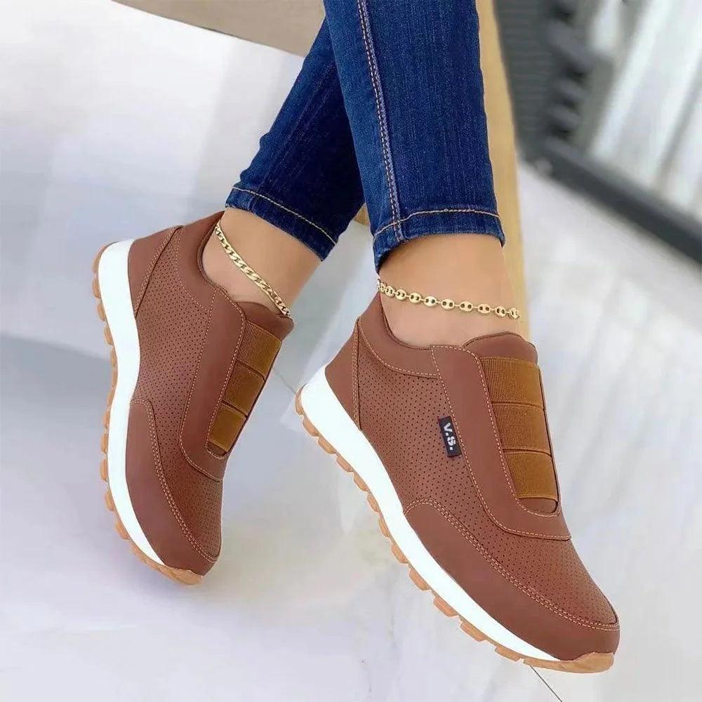 Baskets orthopédiques à enfiler élastiques décontractées - Maggie – Image 2