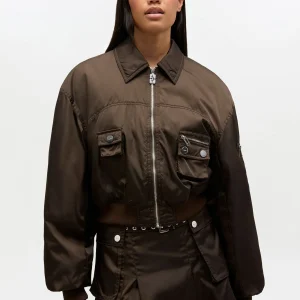 Bomber en nylon duchesse