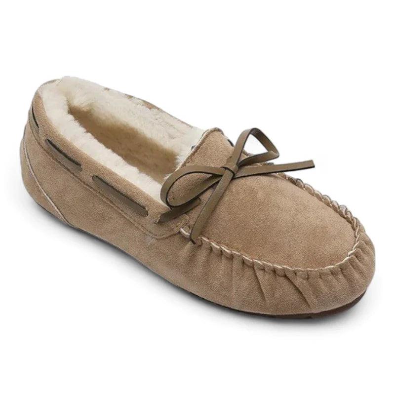 mocassin orthopédique femme fourrés à bouts ronds – Image 2