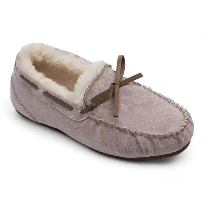 mocassin orthopédique femme fourrés à bouts ronds – Image 5