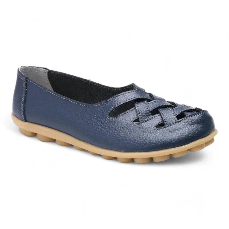 mocassin orthopédique femme tressés en cuir – Image 5