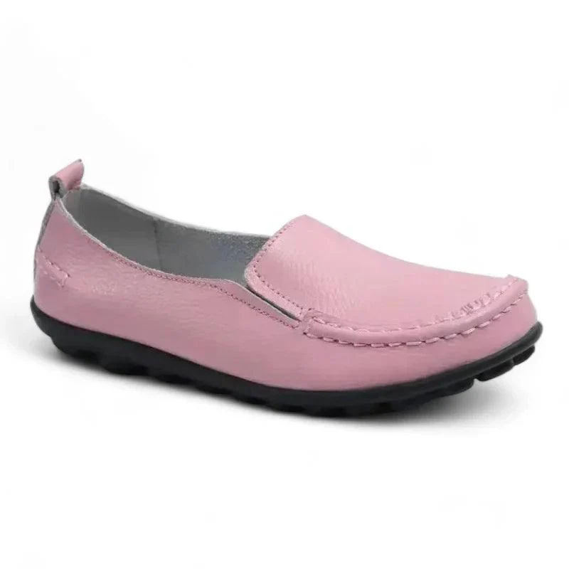 mocassin orthopédique femme souples en cuir fendu – Image 6