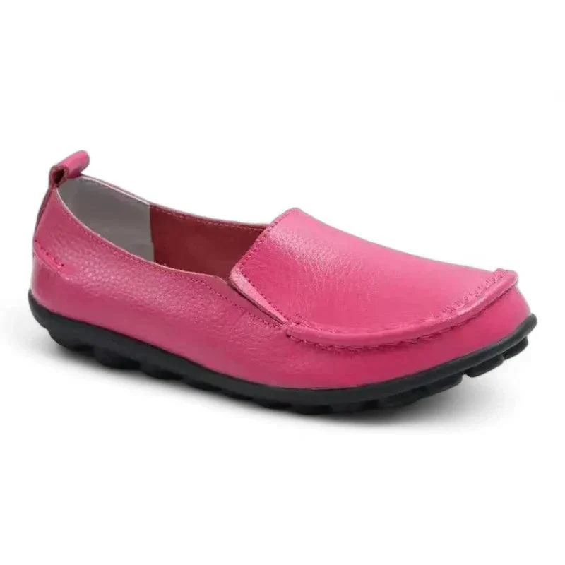 mocassin orthopédique femme souples en cuir fendu – Image 8