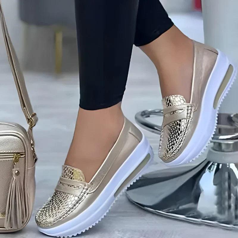 mocassin orthopédique femme compensées – Image 3