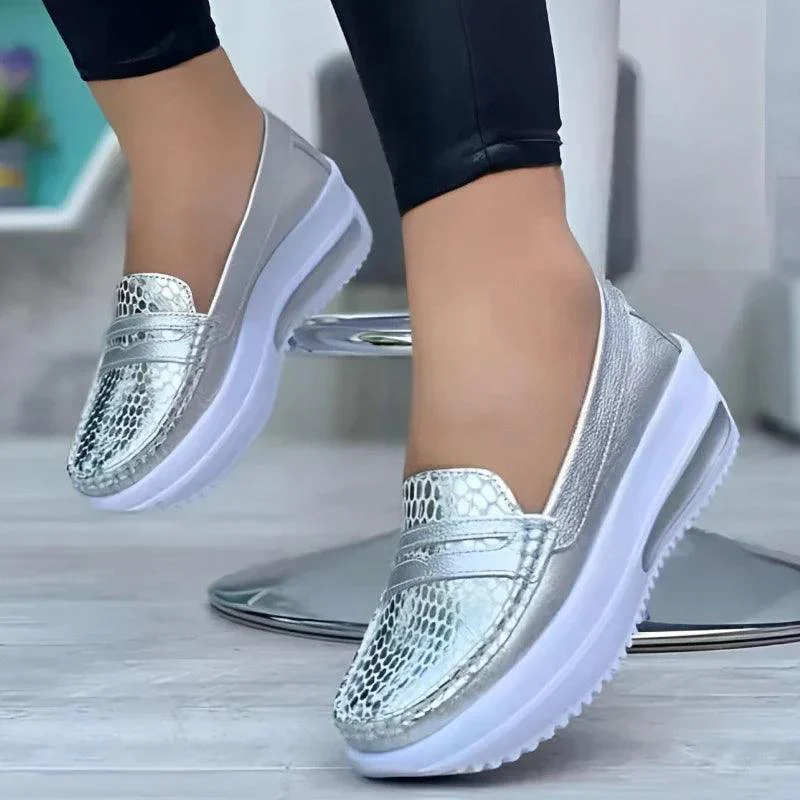 mocassin orthopédique femme compensées – Image 4