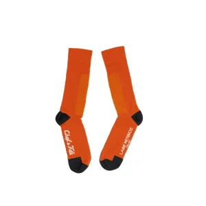 CHAUSSETTES LAINE MÉRINO CHEF DE FILE - ORANGE