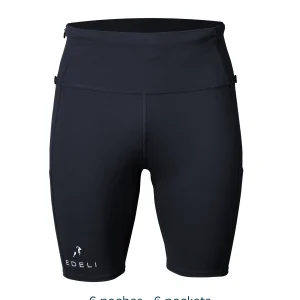 Cuissard Innovant de Trail Running & Running Homme 6 Poches, Ceinture Intégrée, Maintien Musculaire