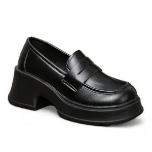 mocassin orthopédique femme compensés à talons