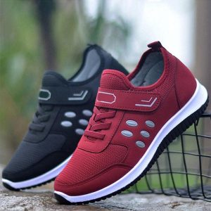 Chaussures orthopédiques de sport vulcanisées avec boucle en maille pour femmes - Gillo