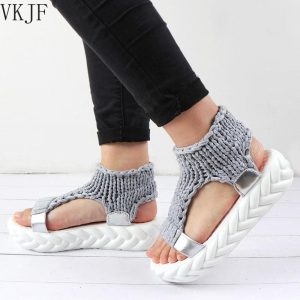 Sandales à plateforme pour femmes - Briskory