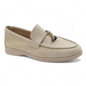 mocassin orthopédique femme à bouts arrondis en faux daim