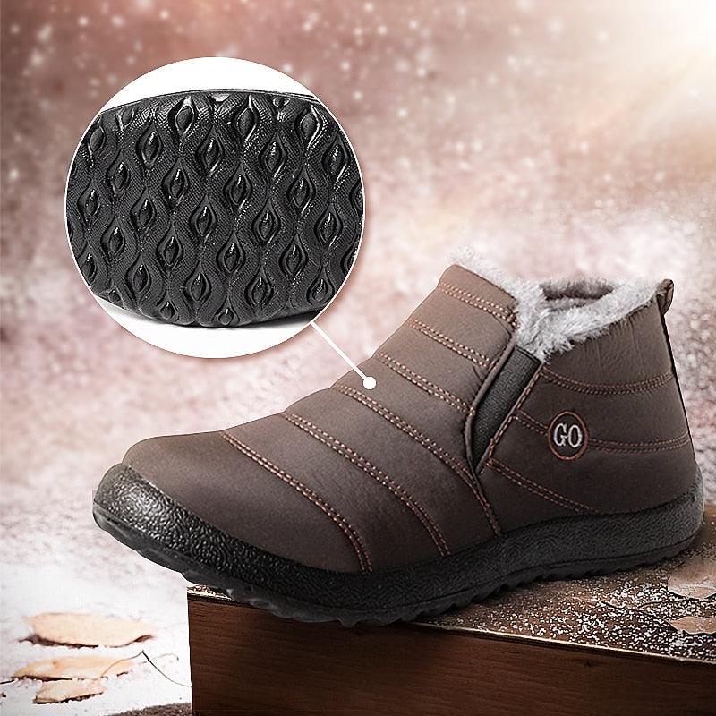 Chaussures orthopédiques d'hiver en coton imperméable – Image 9