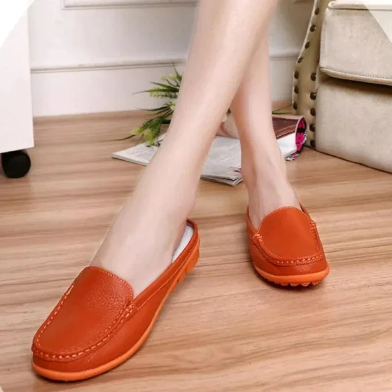 mocassin orthopédique femme mules en cuir – Image 8