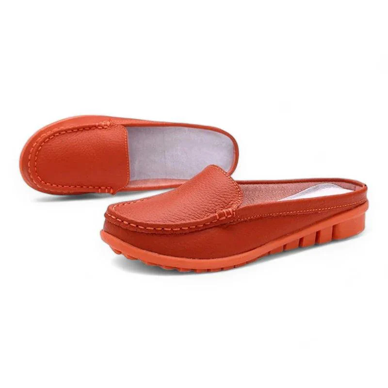 mocassin orthopédique femme mules en cuir – Image 7