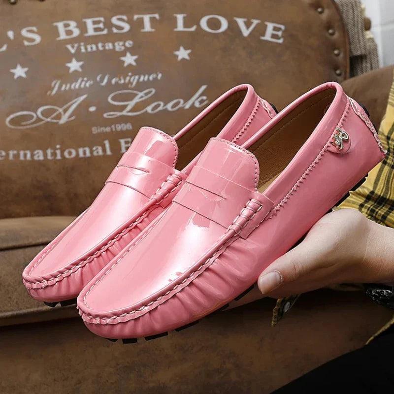 mocassin orthopédique femme plats vernis – Image 2