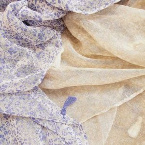 Foulard bi-color (ou châle)