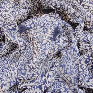 Foulard (ou châle) imprimé Mykonos