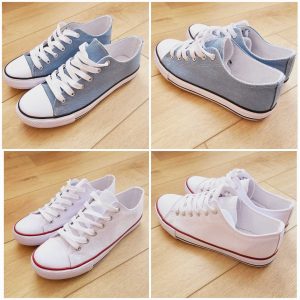 Baskets toile basses (+couleurs)