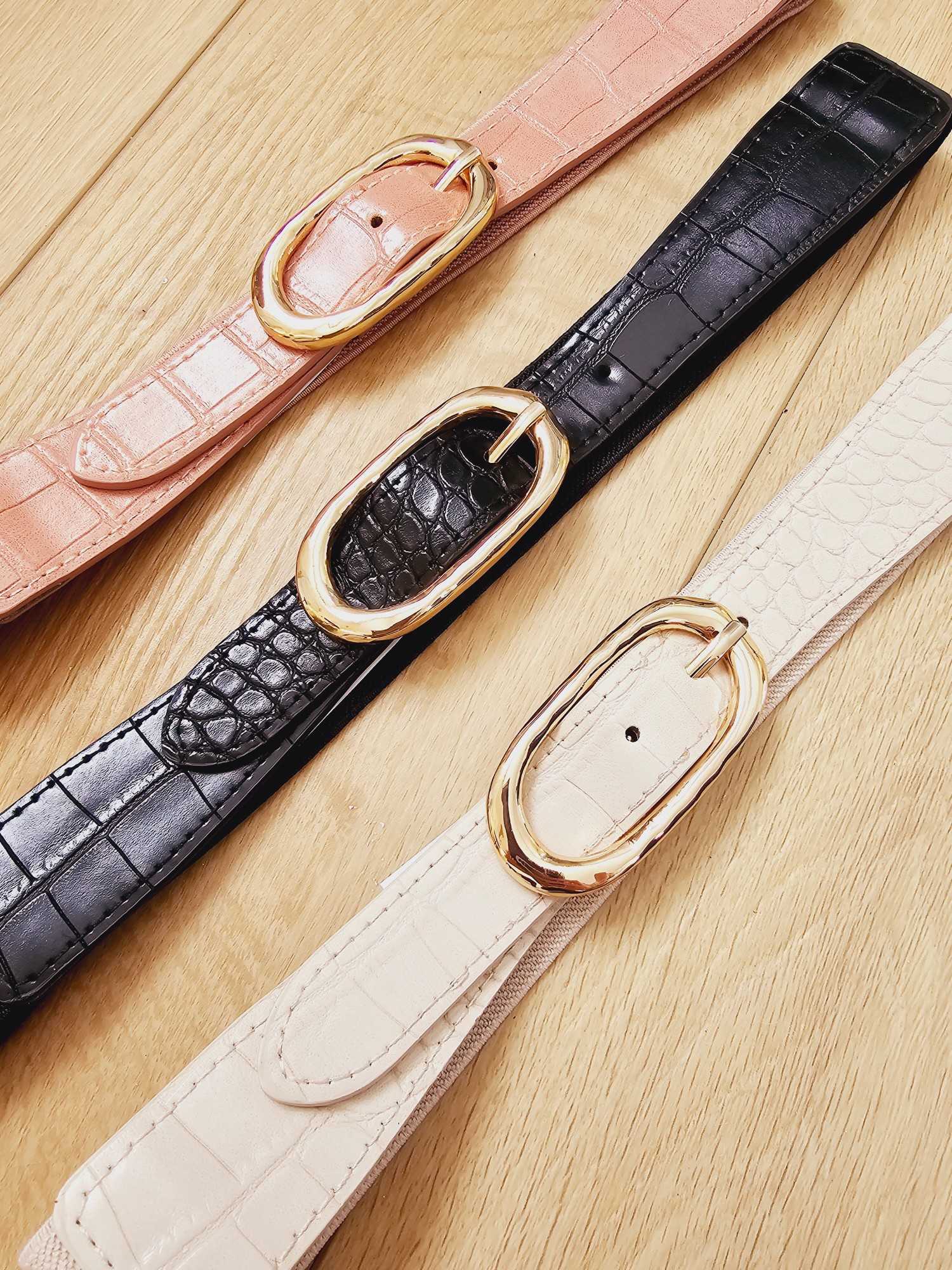 Ceinture croco élastique (+couleurs)