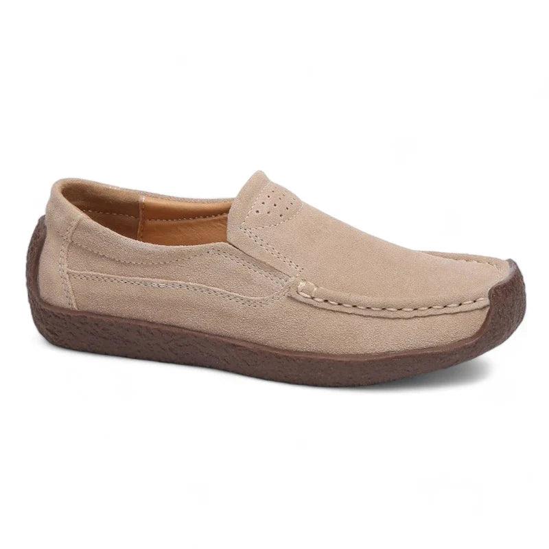 mocassin orthopédique femme en daim apparentes – Image 6