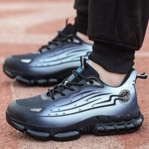 Chaussures de sécurité à coussin d'air pour hommes - Rubber