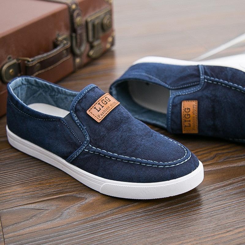 Chaussures décontractées respirantes en toile et Denim pour hommes - Jappy – Image 5