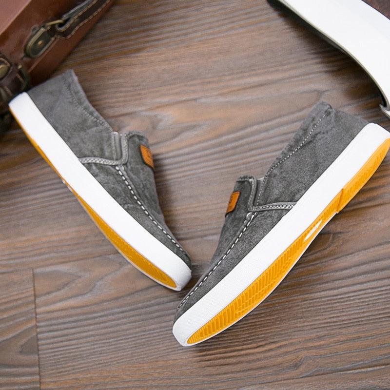 Chaussures décontractées respirantes en toile et Denim pour hommes - Jappy – Image 7