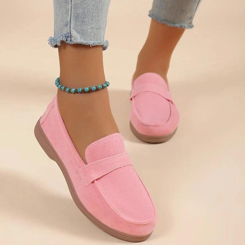 mocassin orthopédique femme élégants en faux daim – Image 9