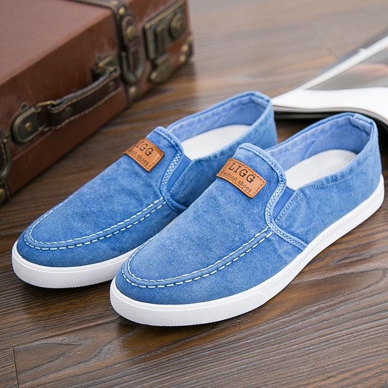 Chaussures décontractées respirantes en toile et Denim pour hommes - Jappy – Image 3